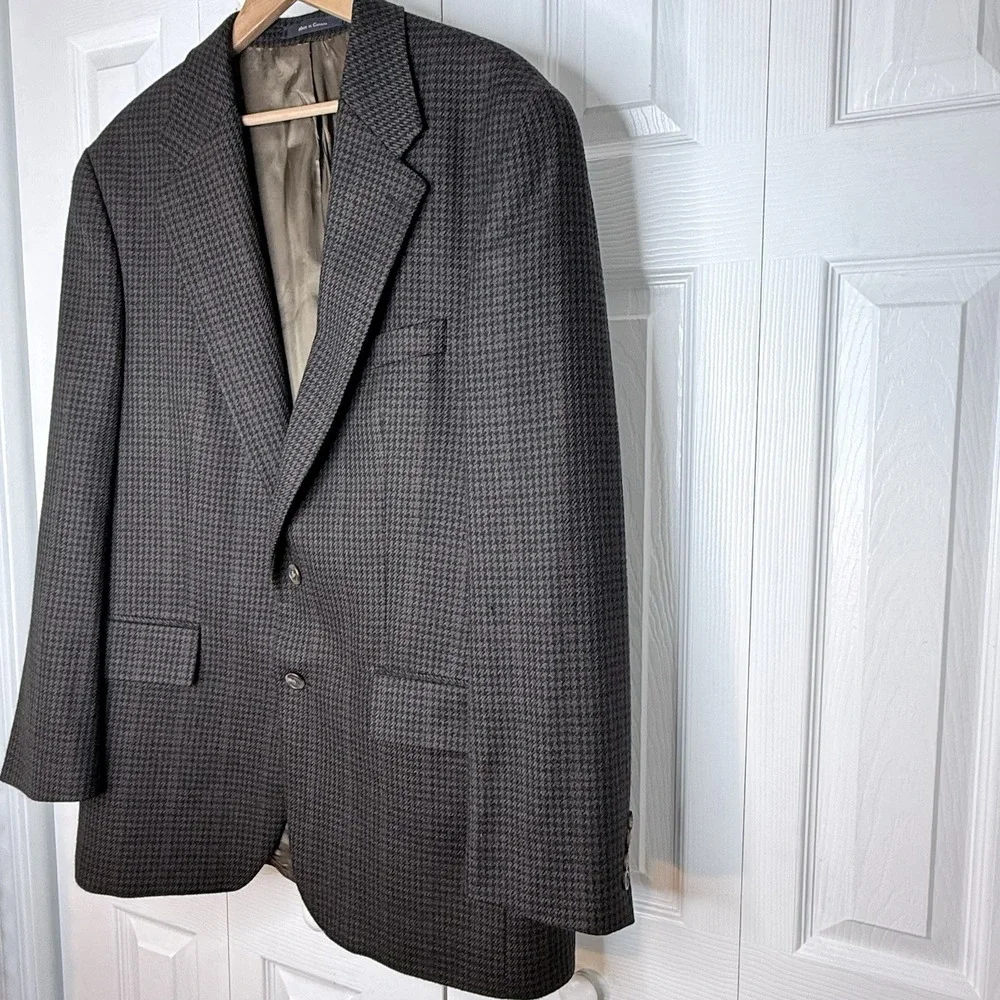 Chaps Ralph Lauren Men's Single Breast 2 Button Wool Blazer Jacket Size‎ 42T